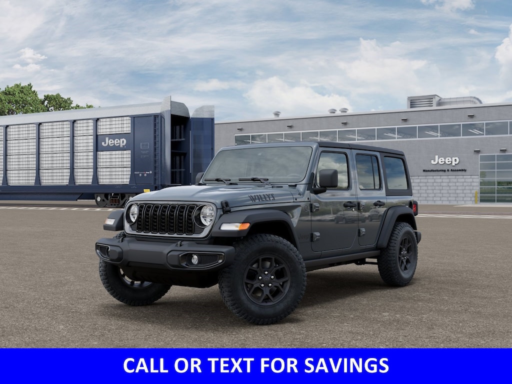 New 2026 Jeep Wrangler 4-DOOR WILLYS Sport Utility