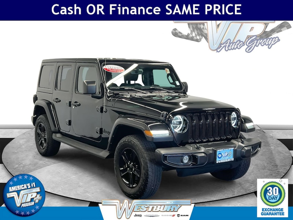 Certified 2022 Jeep Wrangler Unlimited Sahara Altitude Unlimited Sahara Altitude 4x4