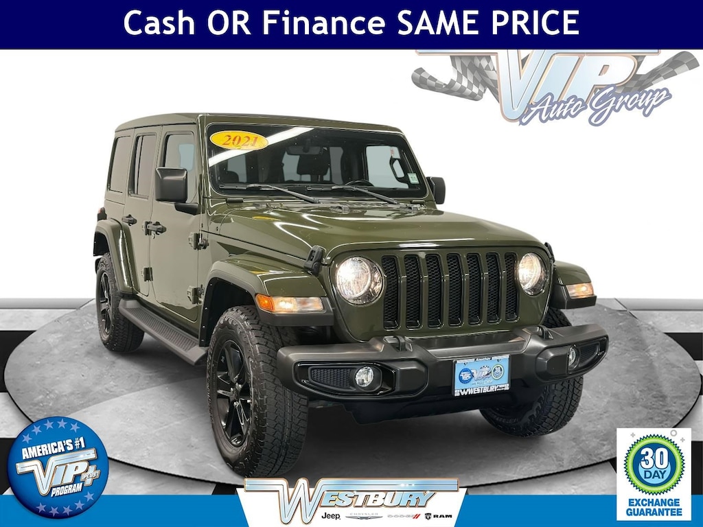Used 2021 Jeep Wrangler Unlimited Sahara Altitude Unlimited Sahara Altitude 4x4