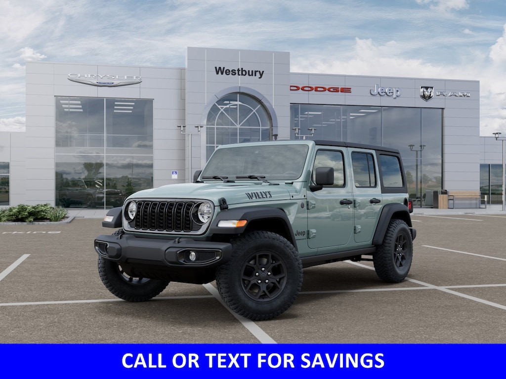 New 2026 Jeep Wrangler 4-DOOR WILLYS Sport Utility
