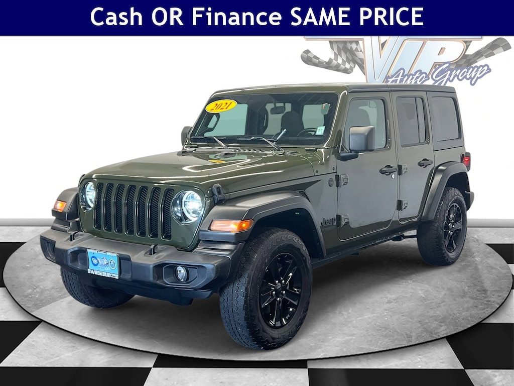 Used 2021 Jeep Wrangler Unlimited Sport Altitude Unlimited Sport Altitude 4x4