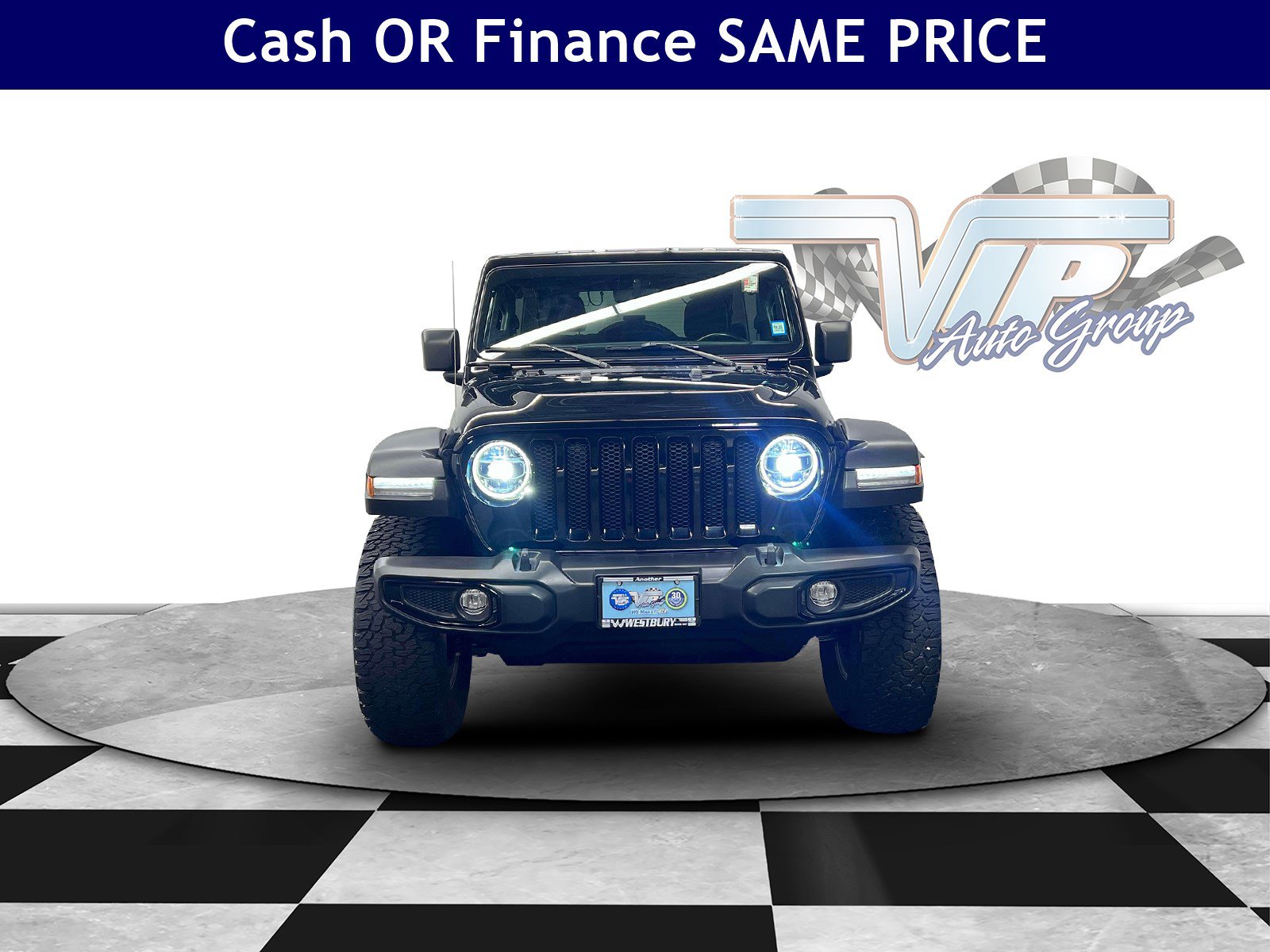 Used 2022 Jeep Wrangler Unlimited High Tide with VIN 1C4HJXDG6NW203480 for sale in Jericho, NY