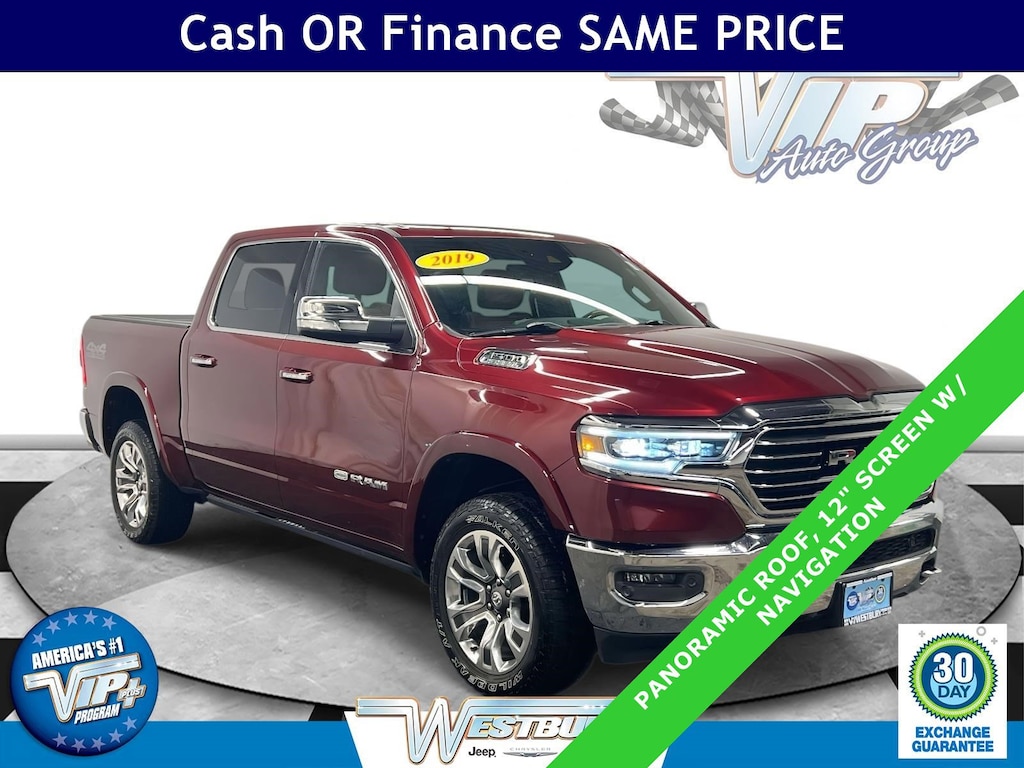 Used 2019 Ram 1500 Longhorn Longhorn 4x4 Crew Cab 57 Box