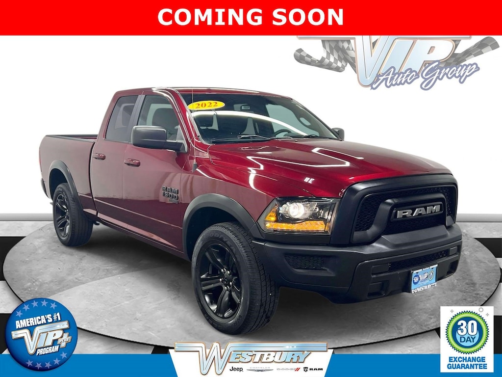 Certified 2022 Ram 1500 Classic Warlock Warlock 4x4 Quad Cab 64 Box