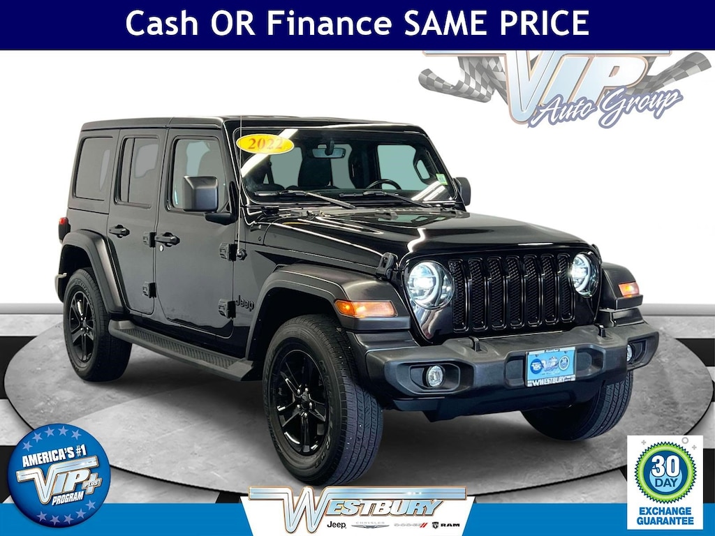 Certified 2022 Jeep Wrangler Unlimited Sport Altitude Unlimited Sport Altitude 4x4