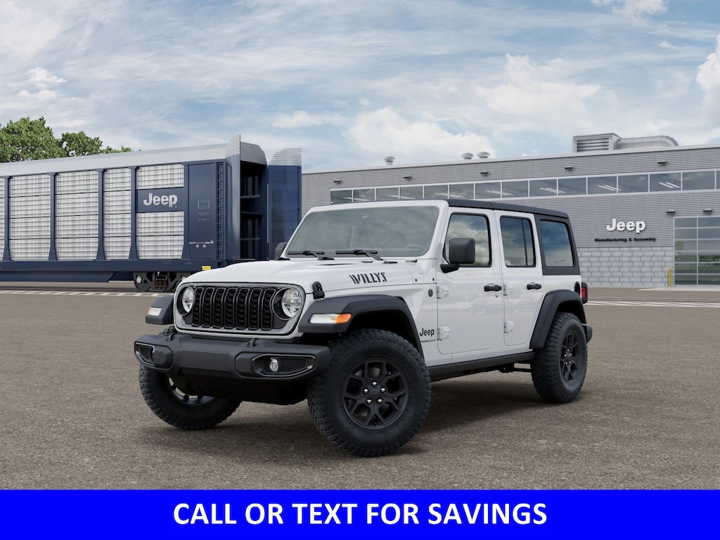 New 2026 Jeep Wrangler 4-DOOR WILLYS Sport Utility