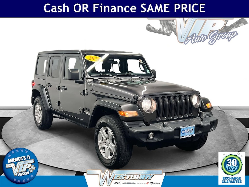 Certified 2021 Jeep Wrangler Unlimited Sport S Unlimited Sport S 4x4
