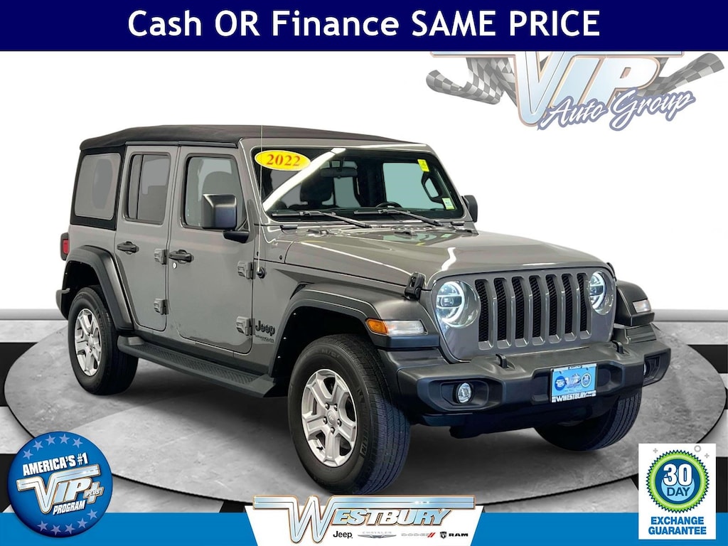 Certified 2022 Jeep Wrangler Unlimited Sport S Unlimited Sport S 4x4