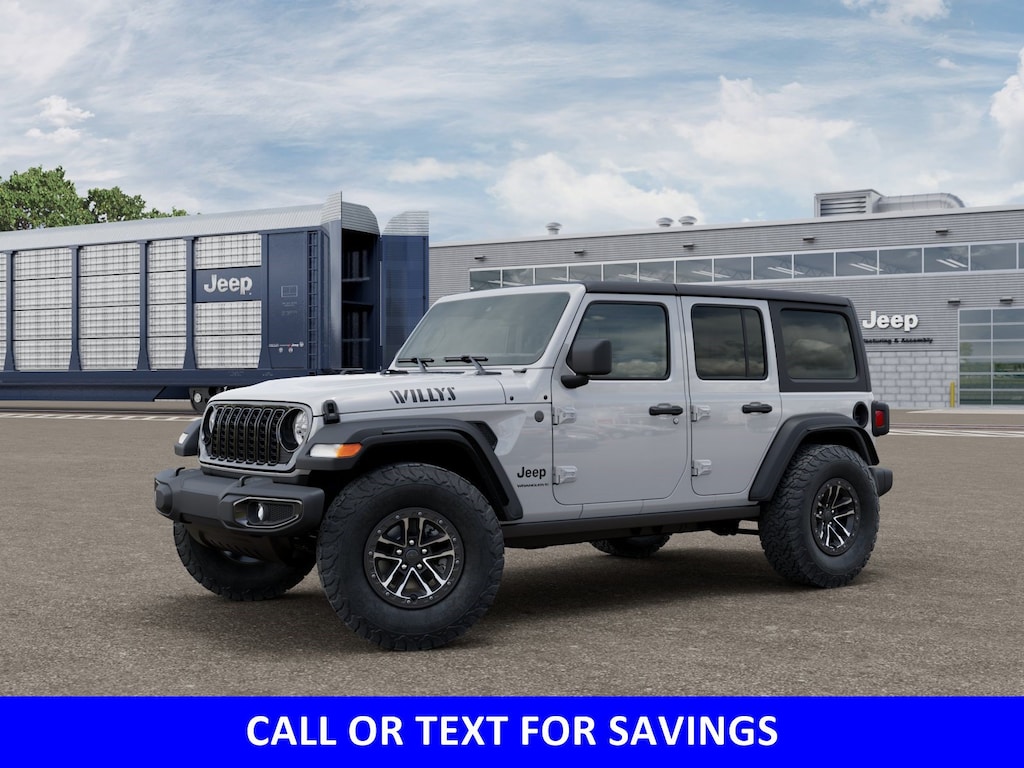 New 2026 Jeep Wrangler 4-DOOR WILLYS Sport Utility