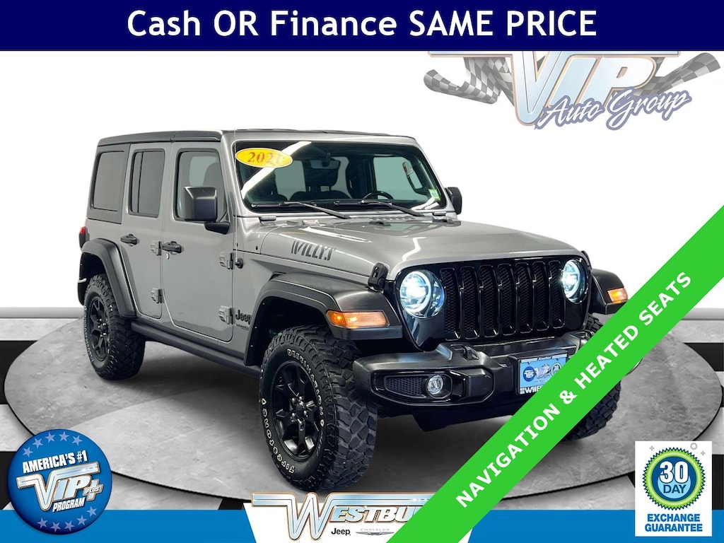 Used 2021 Jeep Wrangler Unlimited Willys Unlimited Willys 4x4