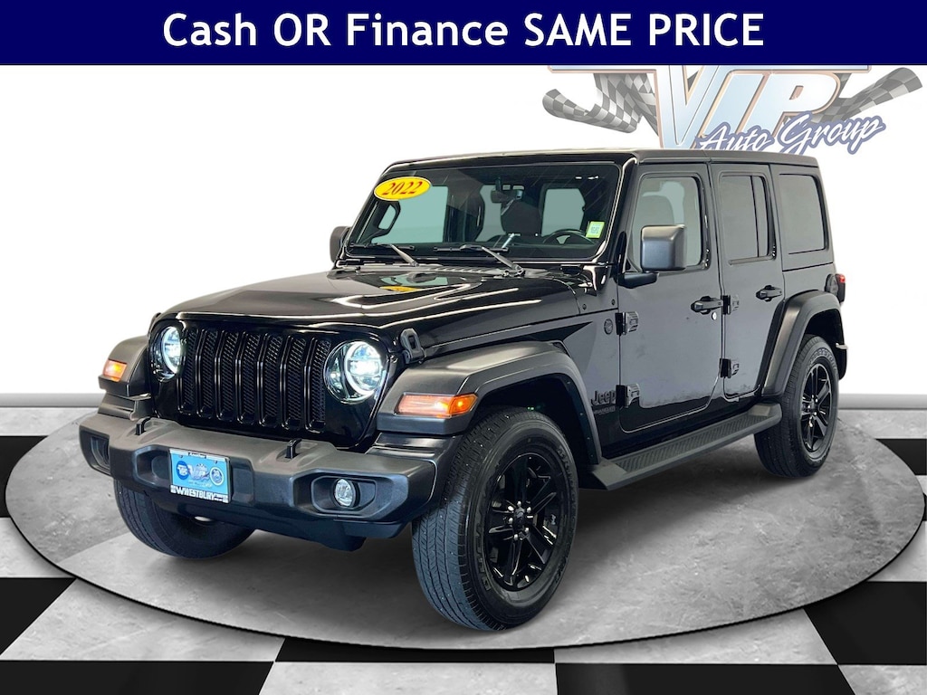 Certified 2022 Jeep Wrangler Unlimited Sport Altitude Unlimited Sport Altitude 4x4