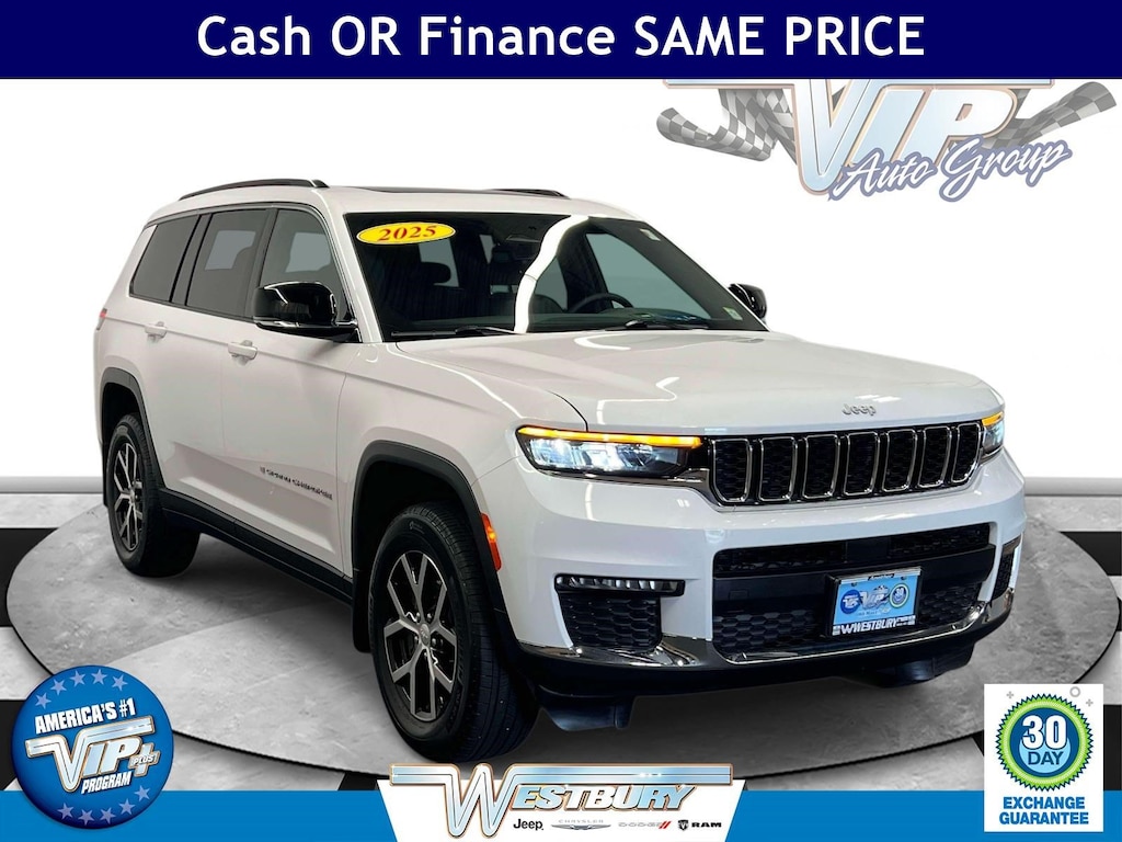 Certified 2025 Jeep Grand Cherokee L Limited Limited 4x4