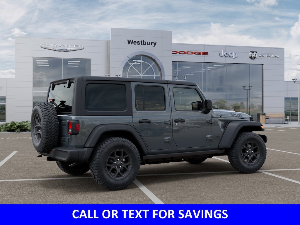 New 2026 Jeep Wrangler 4-DOOR WILLYS Sport Utility