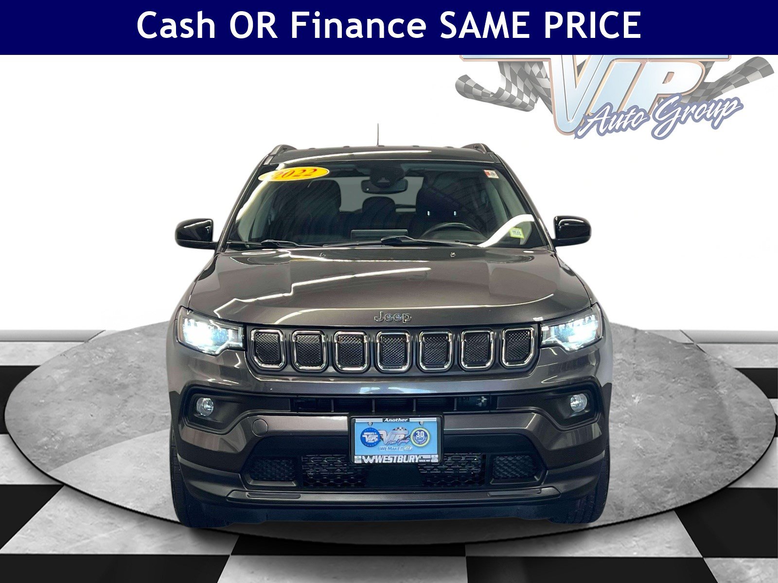 Certified 2022 Jeep Compass Latitude with VIN 3C4NJDBB6NT230418 for sale in Jericho, NY