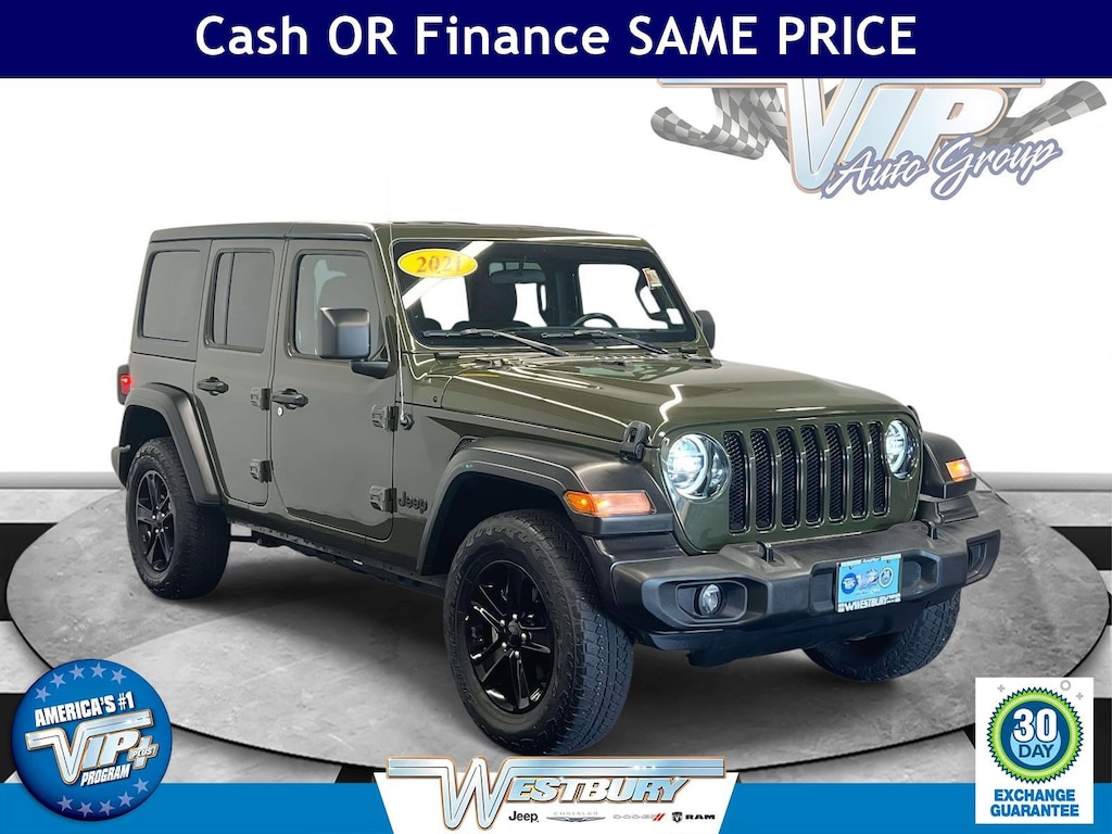 Used 2021 Jeep Wrangler Unlimited Sport Altitude Unlimited Sport Altitude 4x4