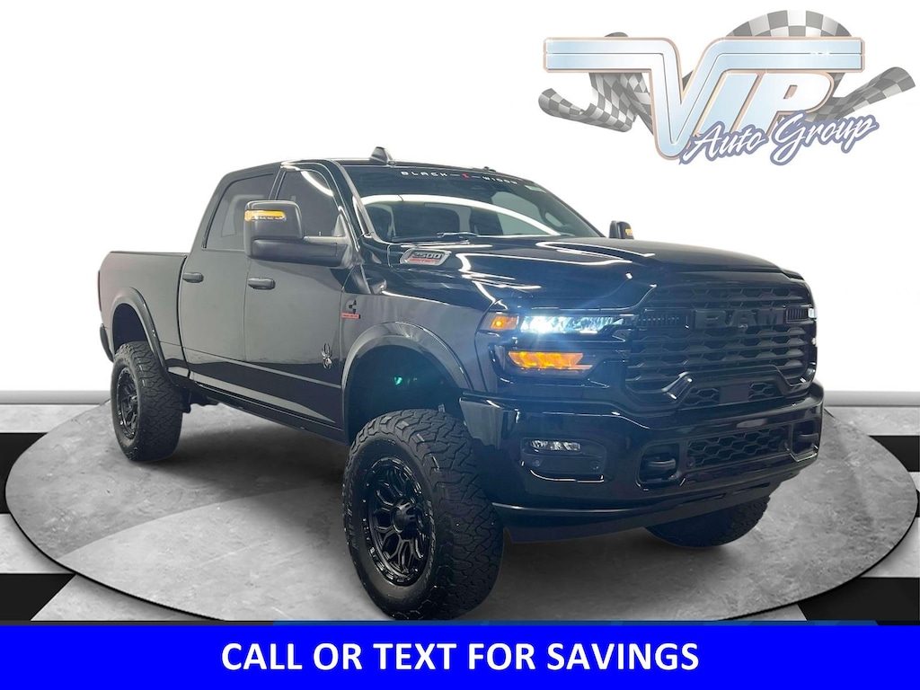 New 2026 Ram 2500 Black Widow Pickup