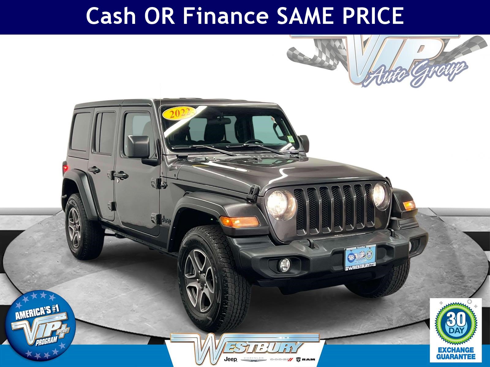 Certified 2022 Jeep Wrangler Unlimited Sport S Unlimited Sport S 4x4
