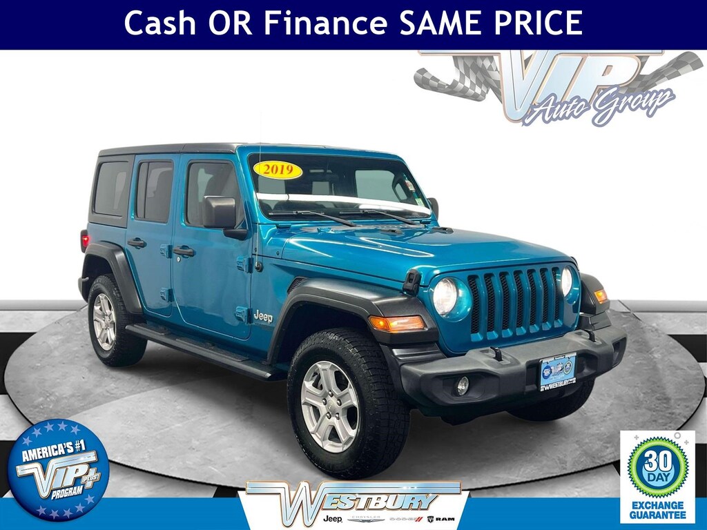 Certified 2019 Jeep Wrangler Unlimited Sport S Sport S 4x4