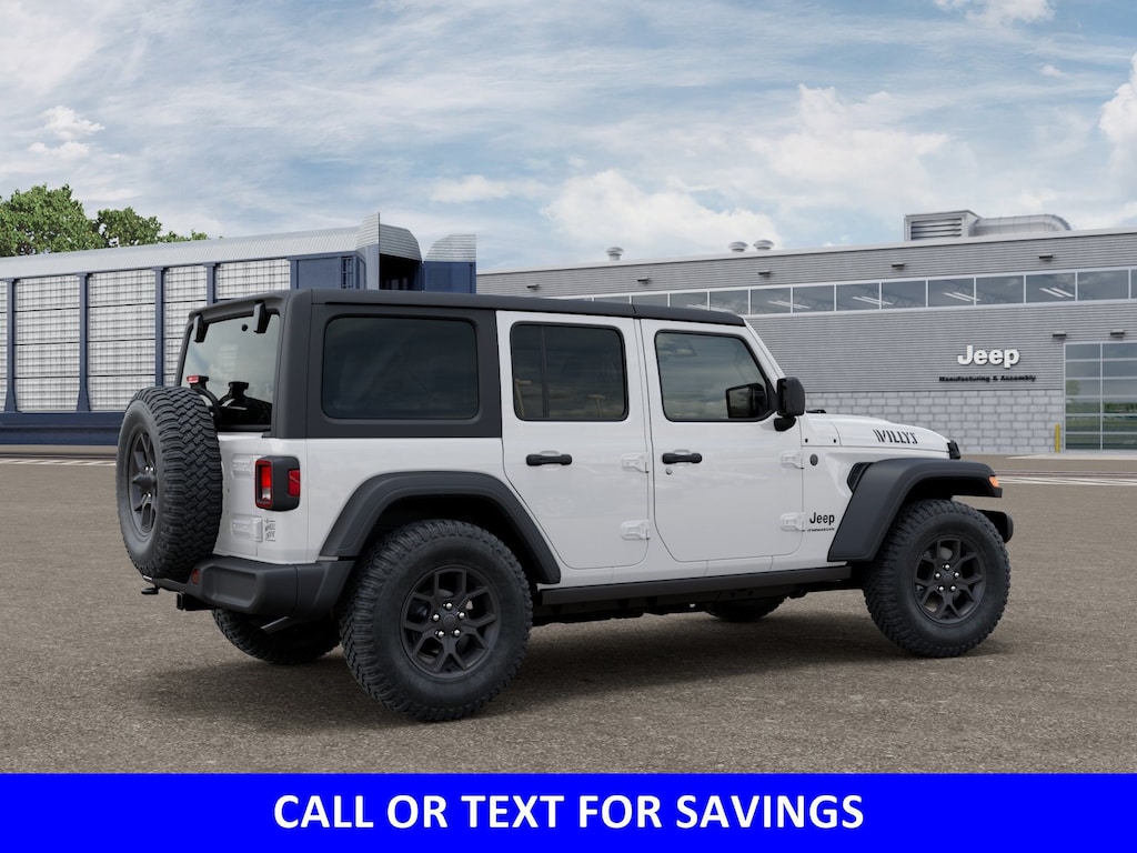 New 2026 Jeep Wrangler 4-DOOR WILLYS Sport Utility