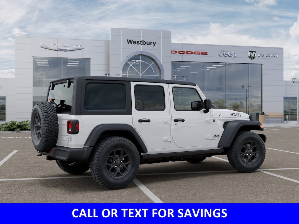 New 2026 Jeep Wrangler 4-DOOR WILLYS Sport Utility
