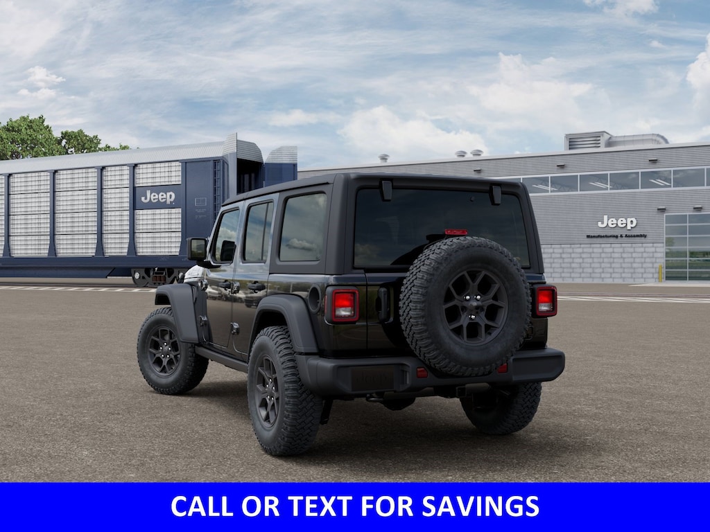 New 2026 Jeep Wrangler 4-DOOR WILLYS Sport Utility
