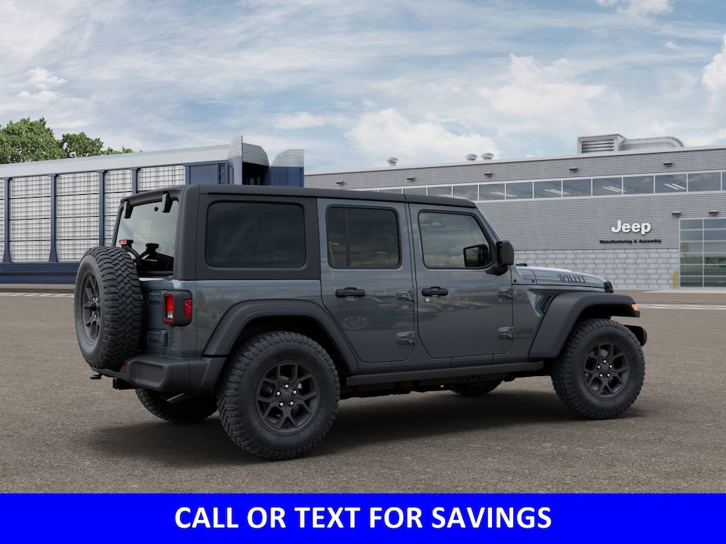 New 2026 Jeep Wrangler 4-DOOR WILLYS Sport Utility