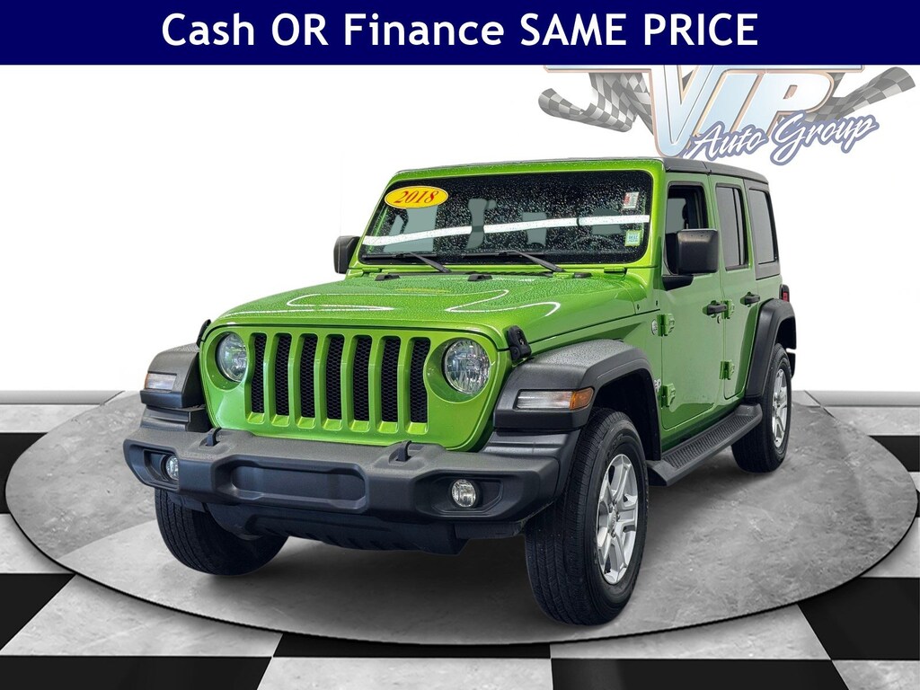 Used 2018 Jeep Wrangler Unlimited Sport S Sport S 4x4