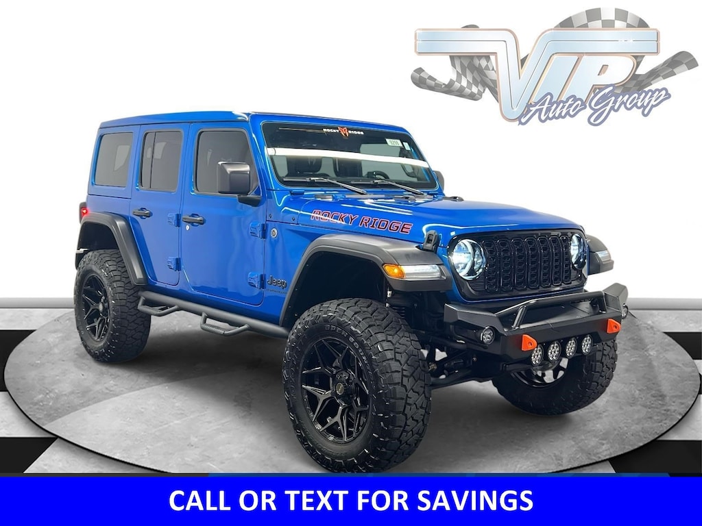 New 2025 Jeep Wrangler Rocky Ridge Sport Utility
