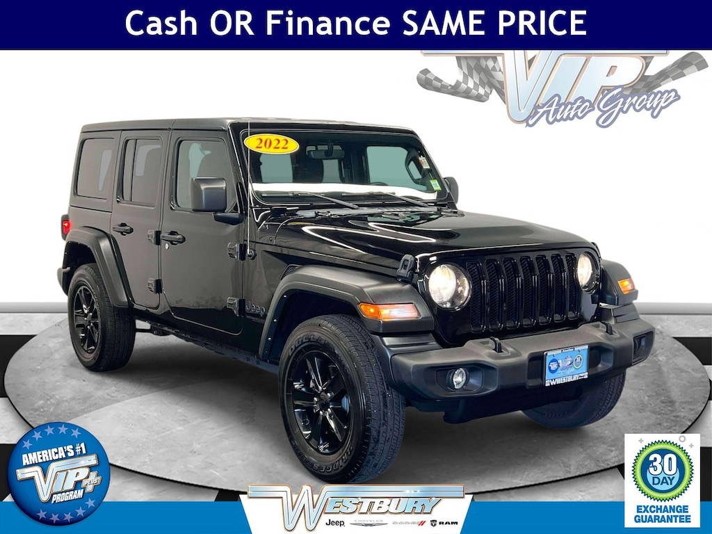 Used 2022 Jeep Wrangler Unlimited Sport Altitude Unlimited Sport Altitude 4x4