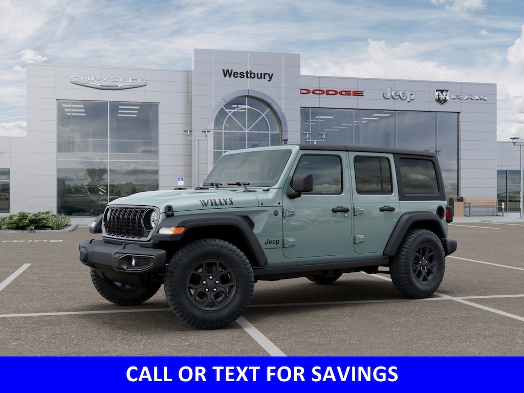 New 2026 Jeep Wrangler 4-DOOR WILLYS Sport Utility