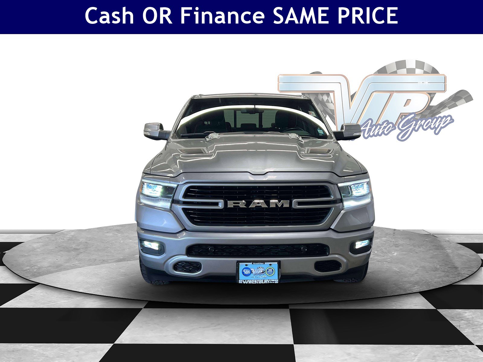 Used 2020 RAM Ram 1500 Pickup Laramie with VIN 1C6SRFJT9LN212789 for sale in Jericho, NY