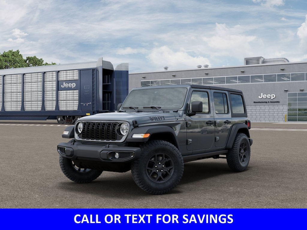 New 2026 Jeep Wrangler 4-DOOR WILLYS Sport Utility