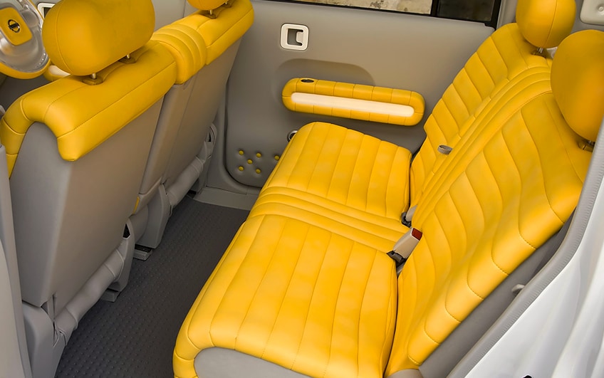 Nissan Cube Concept Car Interior Rear Seat