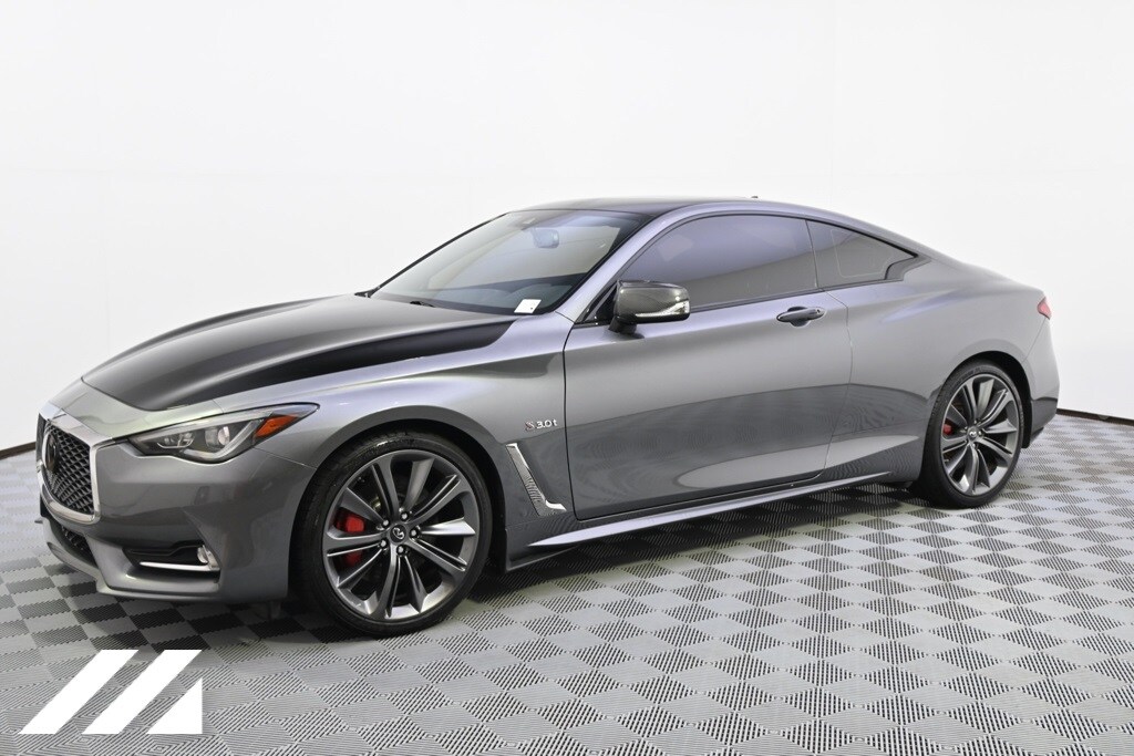 Used 2019 INFINITI Q60 Coupe RED SPORT with VIN JN1FV7EL7KM440982 for sale in Saint Louis Park, Minnesota