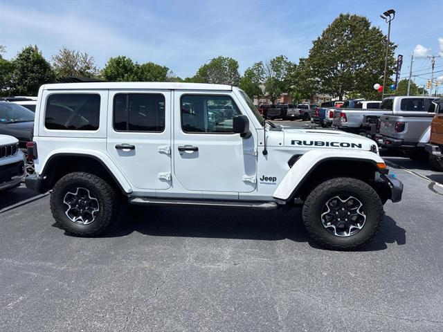 Used 2022 Jeep Wrangler Unlimited Rubicon 4XE with VIN 1C4JJXR67NW198260 for sale in Westerly, RI