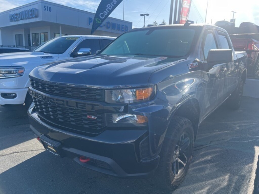 Certified 2021 Chevrolet Silverado 1500 Custom Trail Boss Crew Cab