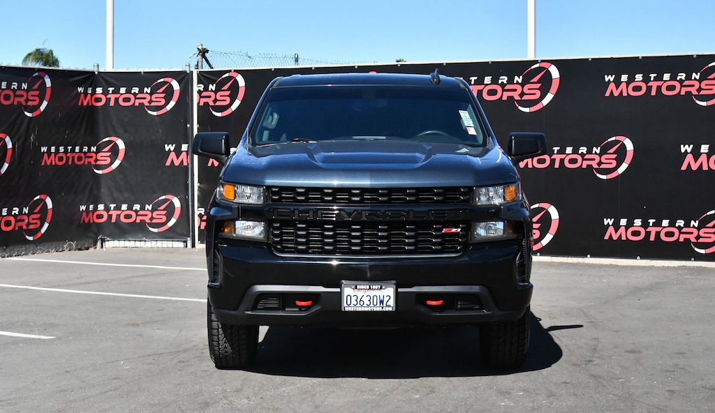 Used 2019 Chevrolet Silverado 1500 Custom Trail Boss Truck Crew Cab