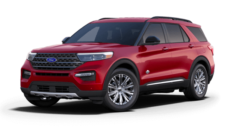2023 Ford Explorer King Ranch in Rapid Red