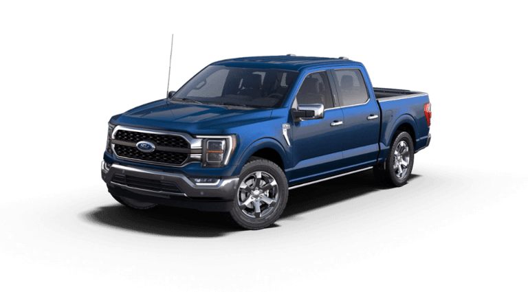 2023 Ford F-150 King Ranch in Antimatter Blue exterior