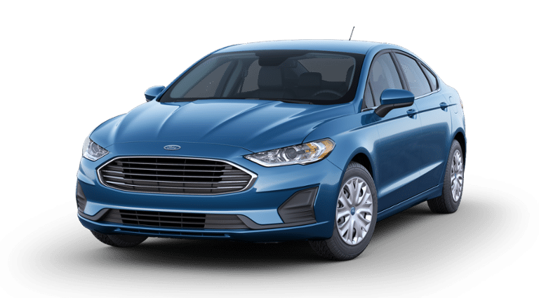 Blue 2019 Ford Fusion S