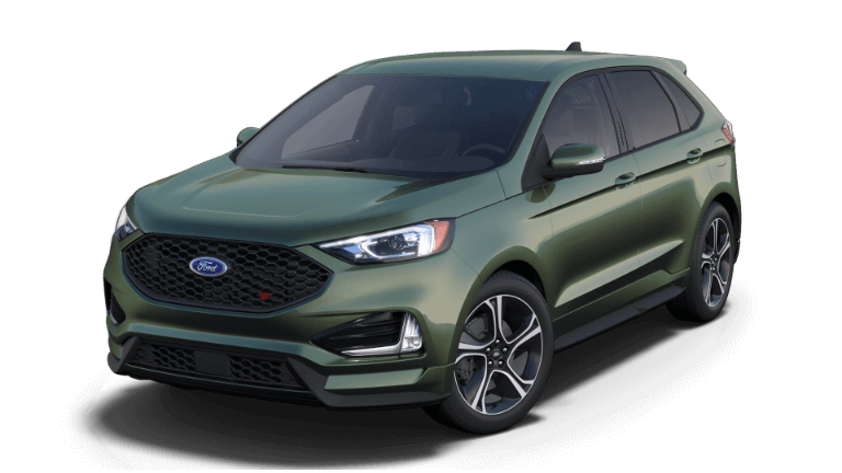 2022 Ford Edge ST in Forged Green exterior