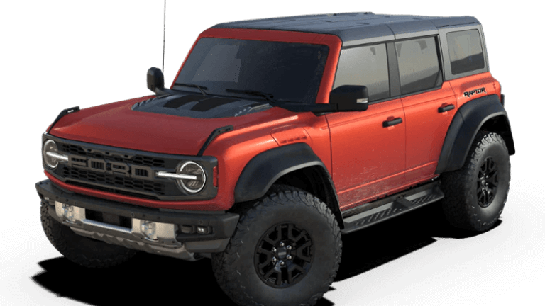 2023 Ford Bonco Raptor in Code Orange exterior