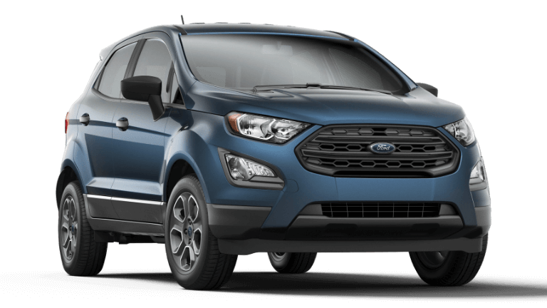 2021 Ford EcoSport S in Blue Metallic exterior