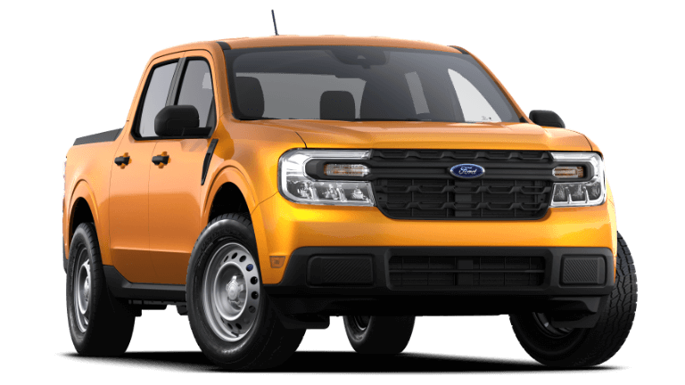 2022 Ford Maverick XL in Cyber Orange exterior color