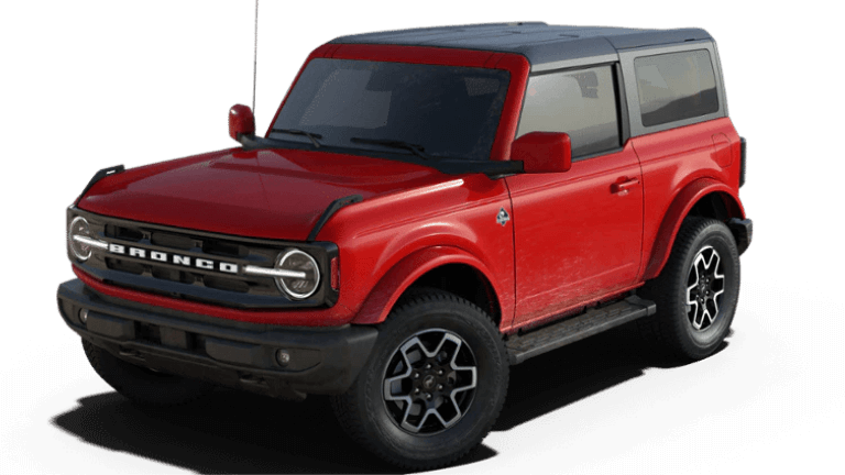 2023 Ford Bonco Outer Banks in Race Red exterior