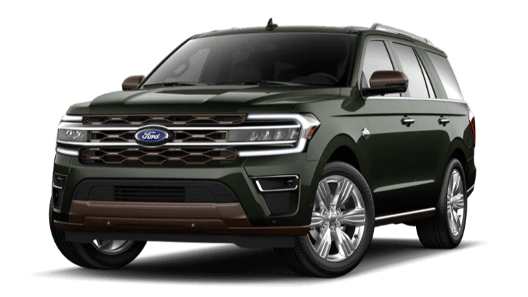 2023 Ford Expedition King Ranch in Forged Green exterior