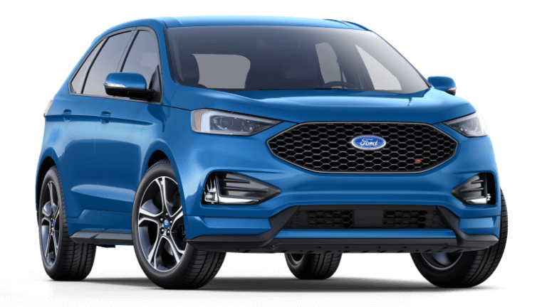2019 Blue Ford Edge ST