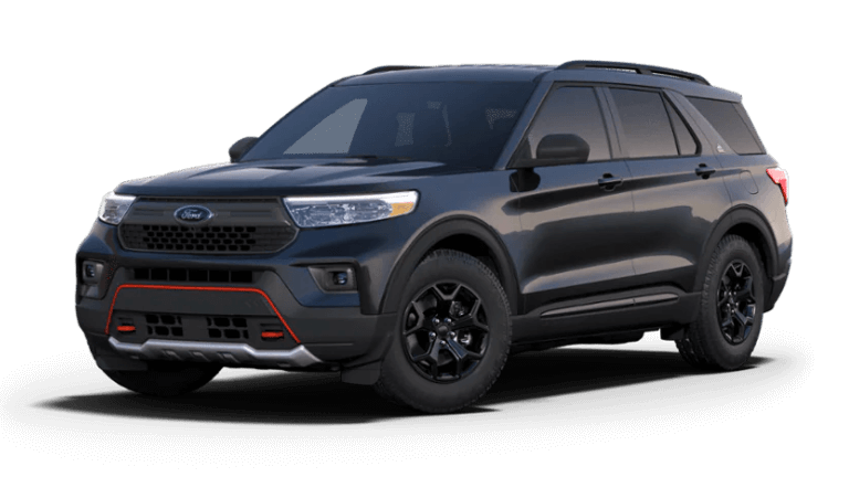 2022 Ford Explorer Timberline in Agate Black exterior