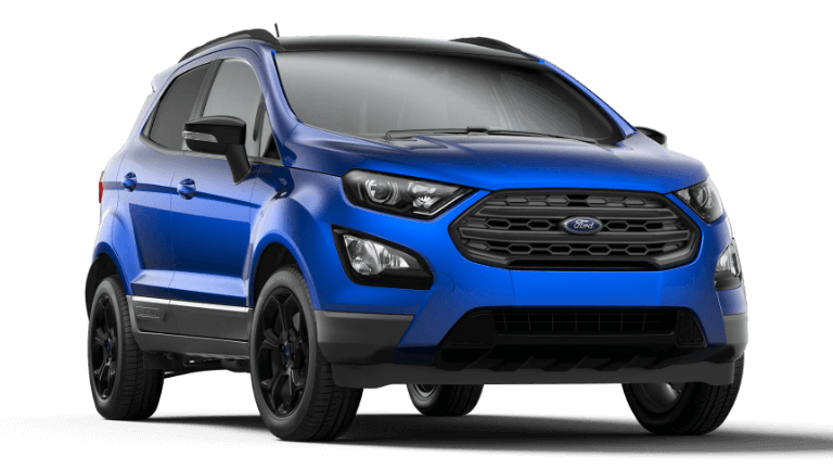 2021 Ford EcoSport SES in Lightning Blue exterior