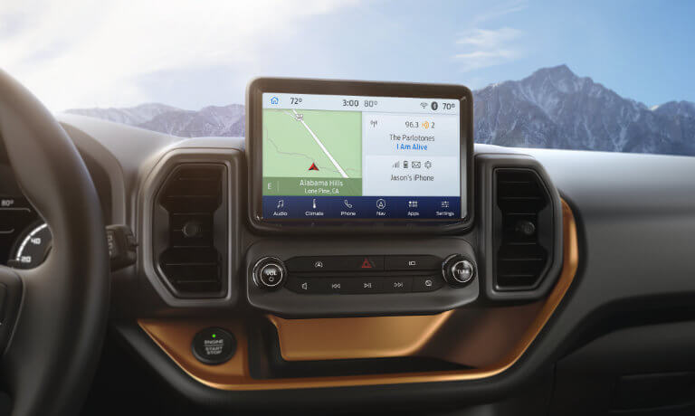 2023 Ford Bronco Sport infotainment system